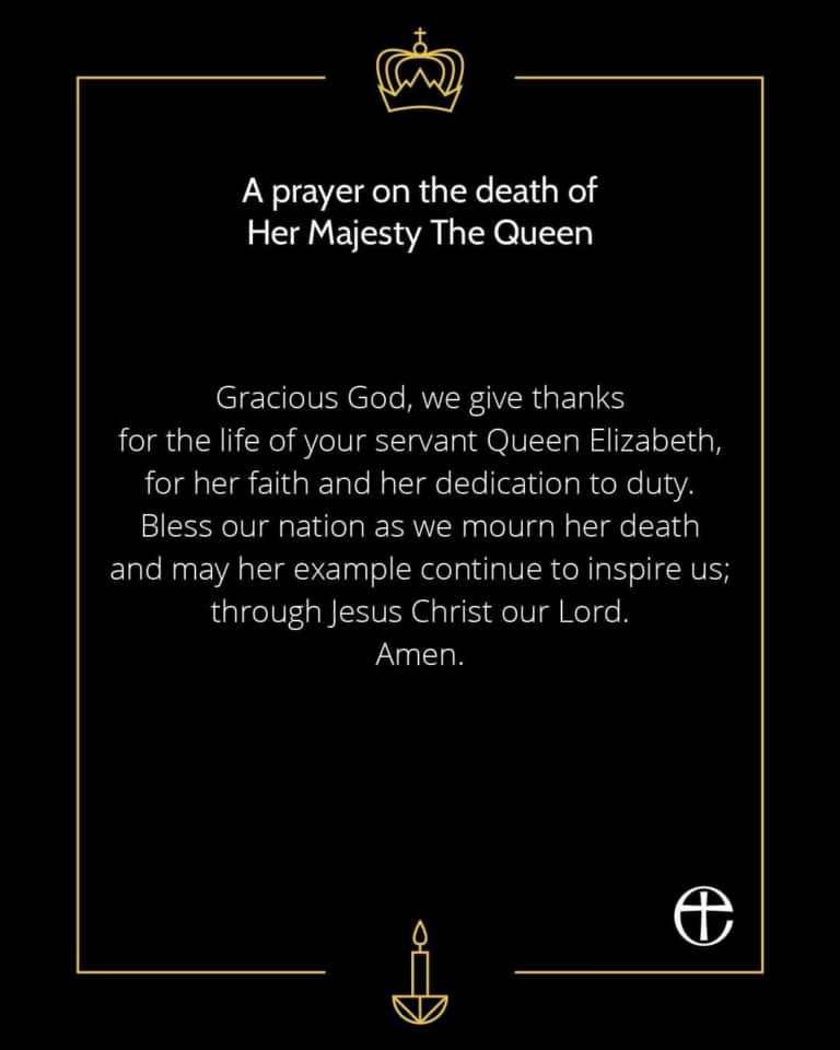 A Prayer for Her Majesty The Queen - Vine Schools Trust | Diocese of